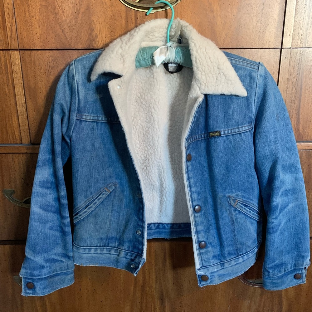 Vintage Wrangler Jean Sherpa Jacket
